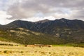 Sunny view of the landscape of Great Sand Dunes National Park and Preserve Royalty Free Stock Photo