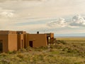 Sunny view of the landscape of Great Sand Dunes National Park and Preserve Royalty Free Stock Photo