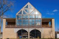 Sunny view of the Lewis and Clark Boat House and Museum