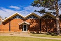 Sunny view of the library of Northwestern Oklahoma State University