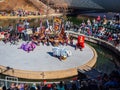 Sunny view of the Lion Dance in Lunar New Year Festival