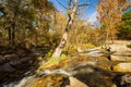 Sunny view of the Little Niagara Falls of Chickasaw National Recreation Area