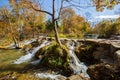 Sunny view of the Little Niagara Falls of Chickasaw National Recreation Area