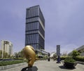 Sunny view of the modern building in Andares Shopping Mall