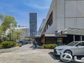 Sunny view of the modern building in Andares Shopping Mall