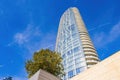 Sunny view of the Museum Tower residence building