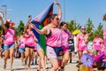 Sunny view of the Oklahoma City Pride Pridefest parade