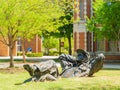 Sunny view of the Pastoral Dreamer Sculpture