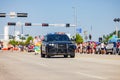 Sunny view of the police force supporting Oklahoma City Pride Pridefest parade