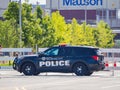 Sunny view of the police force supporting Oklahoma City Pride Pridefest parade