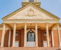 Sunny view of the Raley Chapel of Oklahoma Baptist University