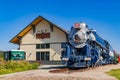 Sunny view of the Route 66 Historical Village