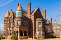 Sunny view of the Samuel Cupples House of Saint Louis University