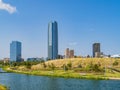 Sunny view of the skyline of Oklahoma City