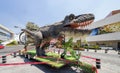 Sunny view of the special Dinosaur show in Andares Shopping Mall