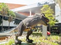 Sunny view of the special Dinosaur show in Andares Shopping Mall