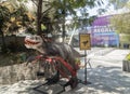 Sunny view of the special Dinosaur show in Andares Shopping Mall