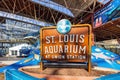 Sunny view of The St. Louis Aquarium in St. Louis Union Station