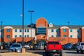 Sunny view of the University House in Oklahoma Christian University