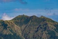 Sunny view of the Wufenshan Meteorological Radar Observatory from Yangmingshan National Park Royalty Free Stock Photo