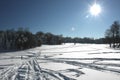 Sunny winter day Royalty Free Stock Photo