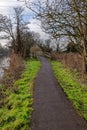 A sunny winter day along the River Kennet Royalty Free Stock Photo