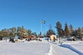 Sunny winter day on GrÃÂ¥sjÃÂ¤lÃÂ¶ren