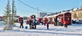 A sunny winter day in Southern harbour in LuleÃÂ¥