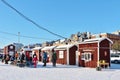 A sunny winter day in Southern harbour in LuleÃÂ¥