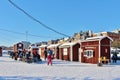 A sunny winter day in Southern harbour in LuleÃÂ¥