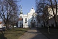 Sunny winter Prague Strahov Monastery, Czech Republic Royalty Free Stock Photo