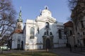 Sunny winter Prague Strahov Monastery, Czech Republic Royalty Free Stock Photo