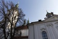 Sunny winter Prague Strahov Monastery, Czech Republic Royalty Free Stock Photo