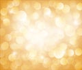 Sunny Yellow Vector bokeh background