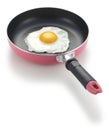 Sunnyside up fried egg in frying pan