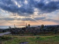 Sunray over Torre Vado