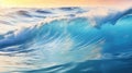 sunreflection blue wave texture Royalty Free Stock Photo