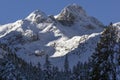 Sunrice at Malyovitsa peak, Rila Mountain Royalty Free Stock Photo