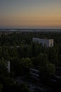 Abandoned building in Pripyat Chernobyl Exclusion zone