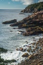 Sunrise along the maine coast