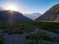 Sunrise in the Andes Royalty Free Stock Photo