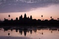 Sunrise- Angkor Wat, Cambodia Royalty Free Stock Photo