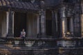 Sunrise in Angkor Wat, Siem Reap Cambodia Royalty Free Stock Photo
