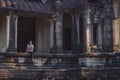 Sunrise in Angkor Wat, Siem Reap Cambodia Royalty Free Stock Photo