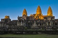 Sunrise of Angkor Wat Royalty Free Stock Photo