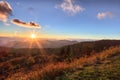 Sunrise Appalachian Blue Ridge Mountains Western North Carolina Royalty Free Stock Photo