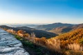 Sunrise in the Appalachian Mountains Royalty Free Stock Photo