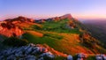 Sunrise in Arraba in Gorbea Natural Park Royalty Free Stock Photo
