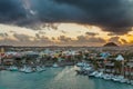 Sunrise in Aruba, Caribbean Sea Royalty Free Stock Photo