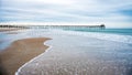 Sunrise at the Atlantic Beach Pier on Emerald Isle Royalty Free Stock Photo